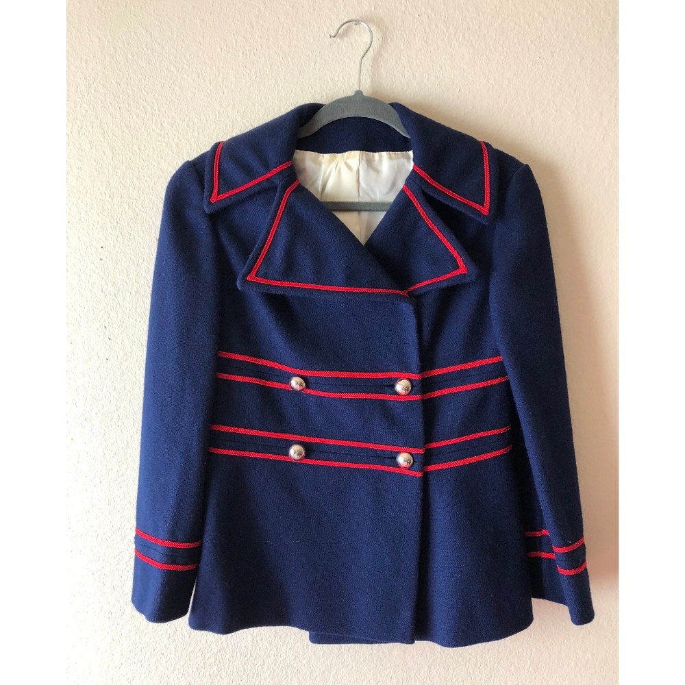 RARE Vintage Junior Gallery 1960s mod peacoat